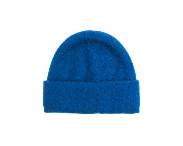 Turn-Up Beanie in Blue