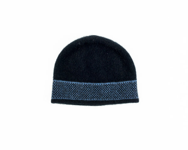 Morse Hat in Black/Blue