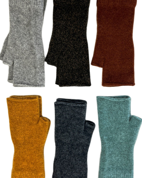 Merino Possum Fingerless Mittens
