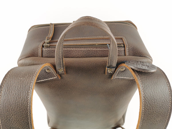 Leather back pack|handmade in NZ|Soul