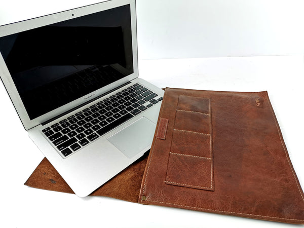Leather|Laptop|Folder|NZ made|Soul